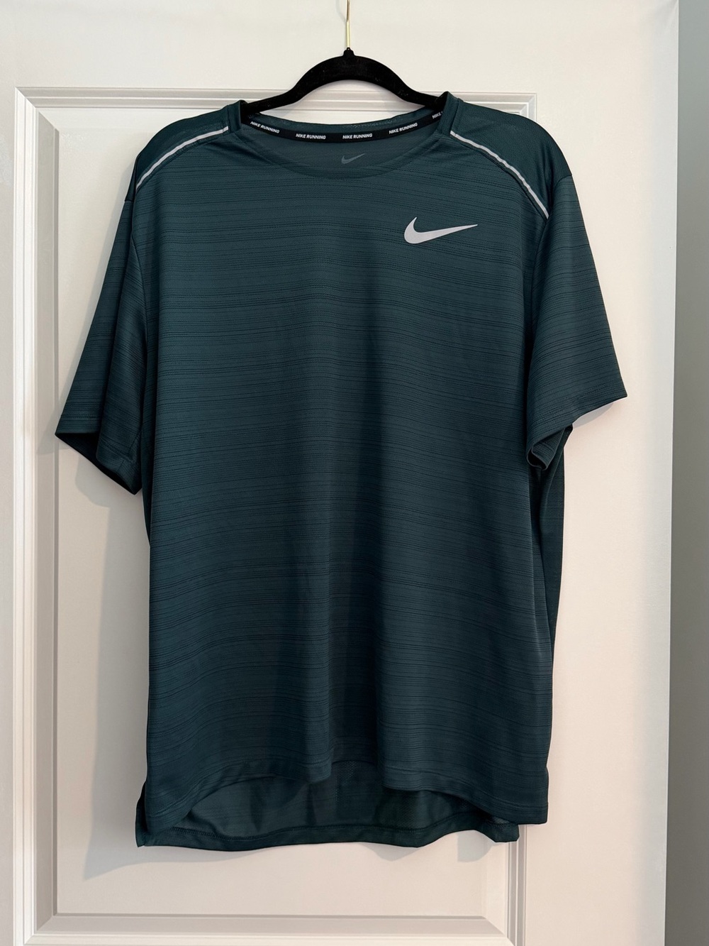 Nike Men's Teal Short-Sleeve Dri-FIT Training Tee